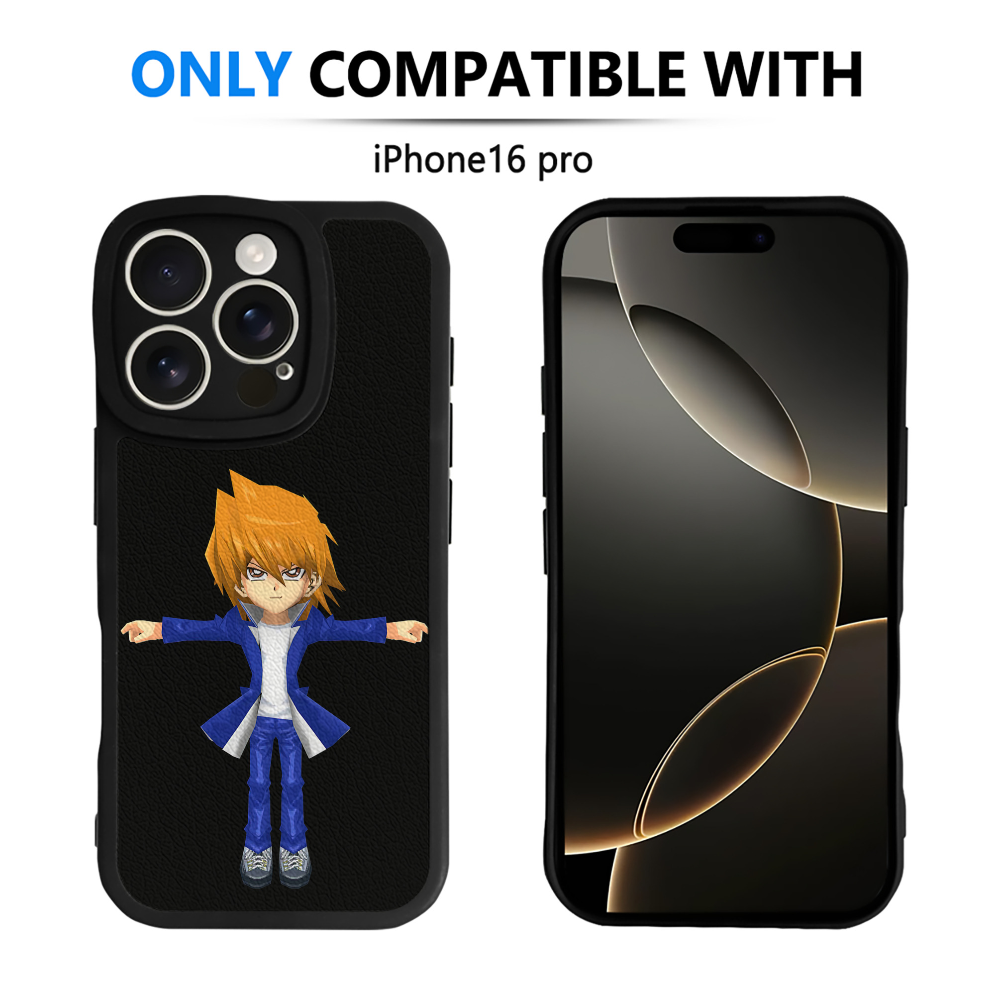 遊☆戯☆王 Yu-Gi-Oh! 【iPhone 16シリーズ対応】シリコンスマホケース（レザー調） 材質：シリコン
